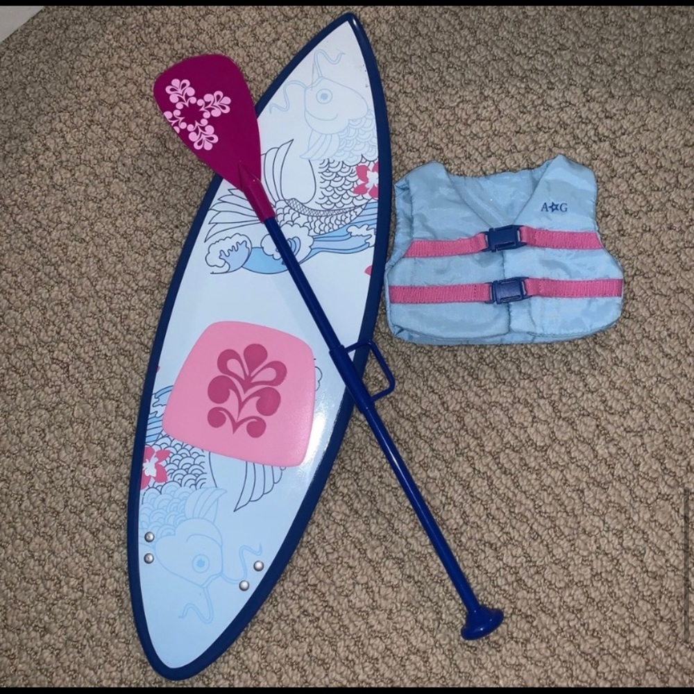 American Girl Doll Paddle Board